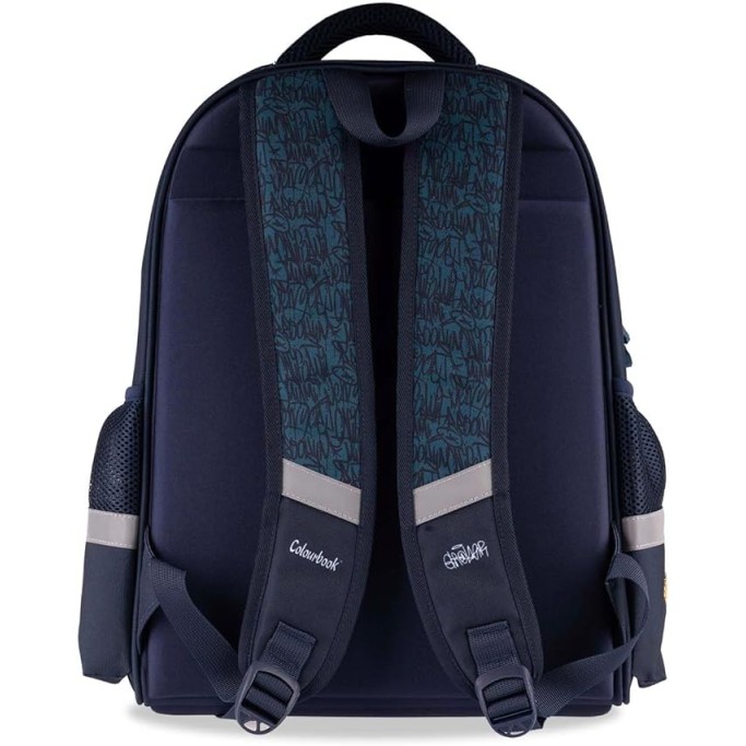 Colourbook Zaino Scuola Geolier, Schienale Imbottito, Cuffie in Omaggio