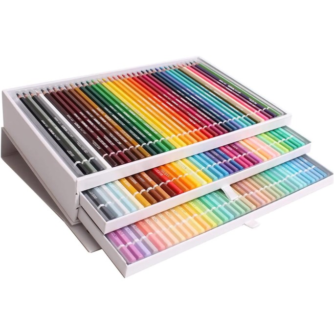 Tinta Unita Cassettiera 3 piani 108 pastelli