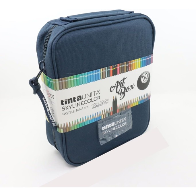 Tinta Unita Valigetta 110 colori Skylinecolor Pastelli mina 4.2