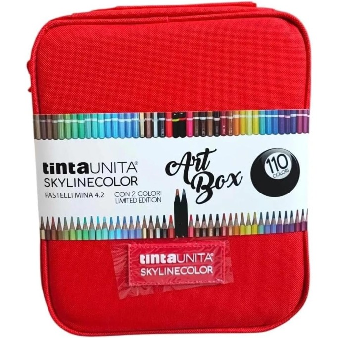 Tinta Unita Valigetta 110 colori Skylinecolor Pastelli mina 4.2