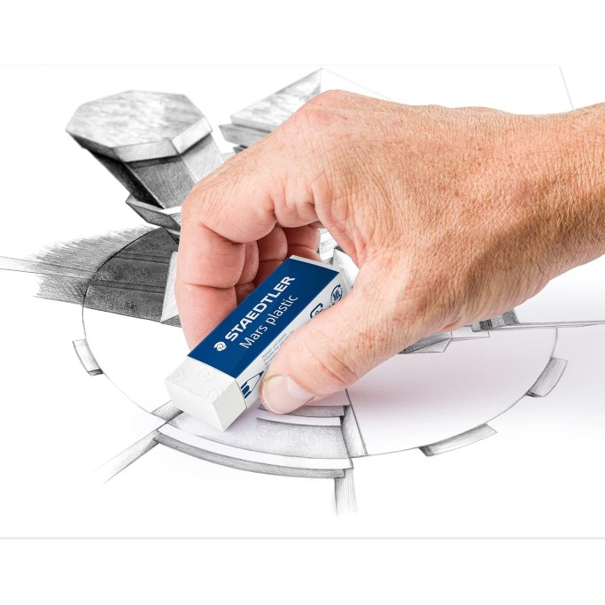 Gomma bianco Staedtler, Rettangolare