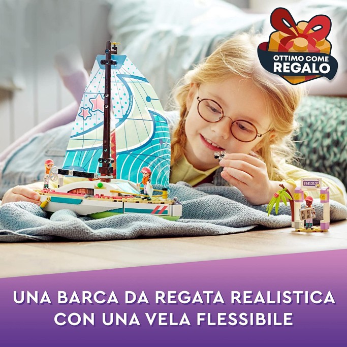 LEGO 41716 Friends L’Avventura in Barca a Vela di Stephanie