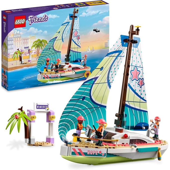LEGO 41716 Friends L’Avventura in Barca a Vela di Stephanie