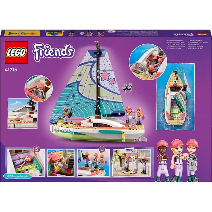 LEGO 41716 Friends L’Avventura in Barca a Vela di Stephanie