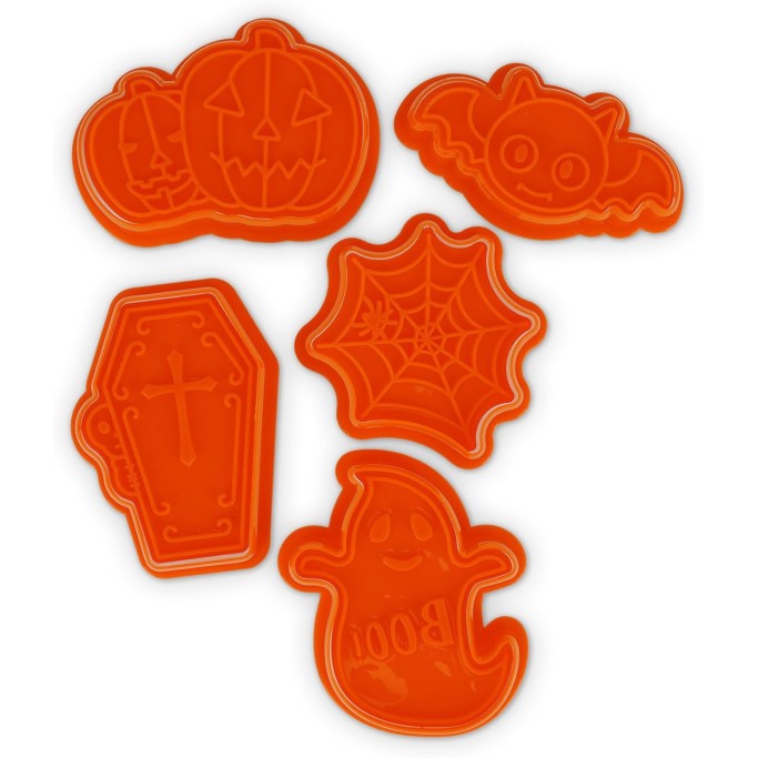 Legami Formine Tagliabiscotti Halloween, Cookie Cutters, 5 Forme