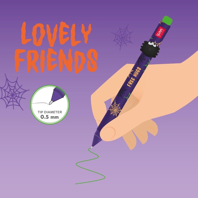 Legami Penna Gel Lovely Friends Colorata Halloween 2025,
