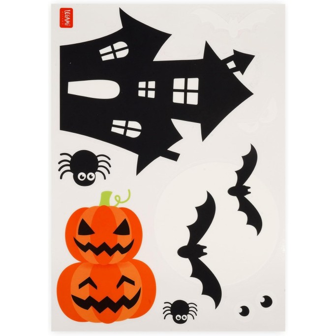 Legami Set di 35 Adesivi Halloween per Finestre,