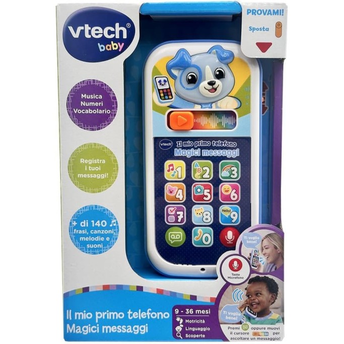 VTech Il Mio Primo Telefono Magici Messaggi