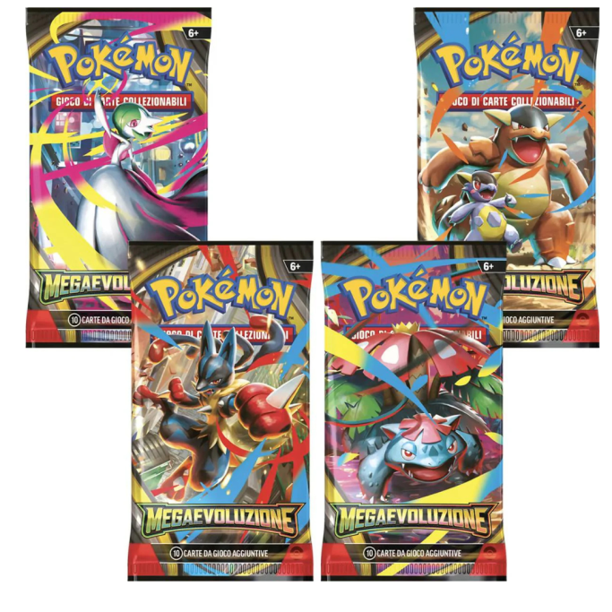 Bustina card Pokemon Megaevoluzione