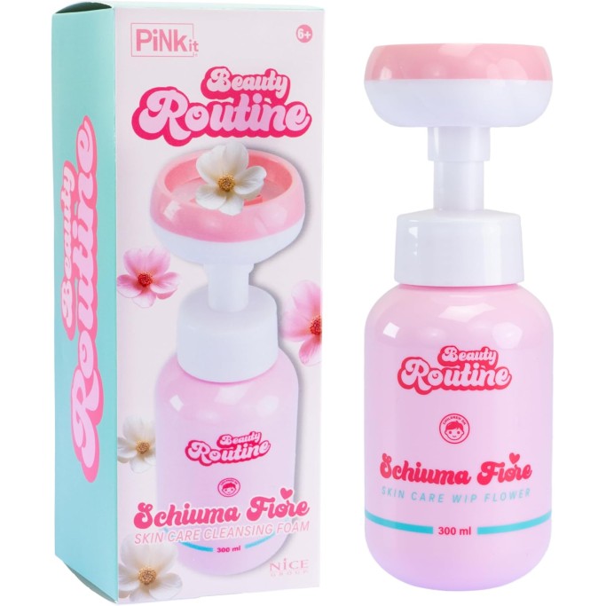 Beauty Routine Schiuma Fiore Skincare Cleansing Foam