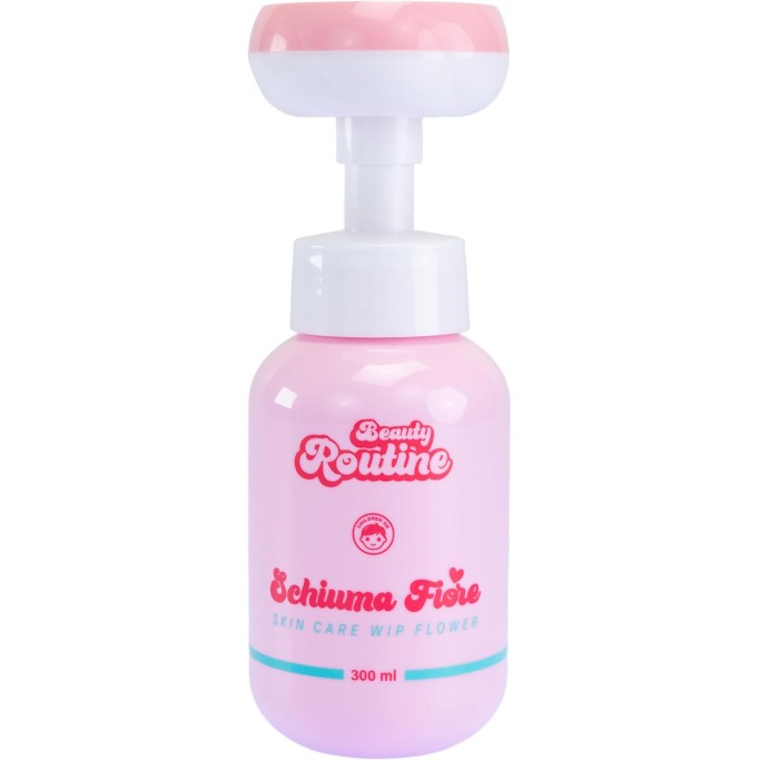 Beauty Routine Schiuma Fiore Skincare Cleansing Foam