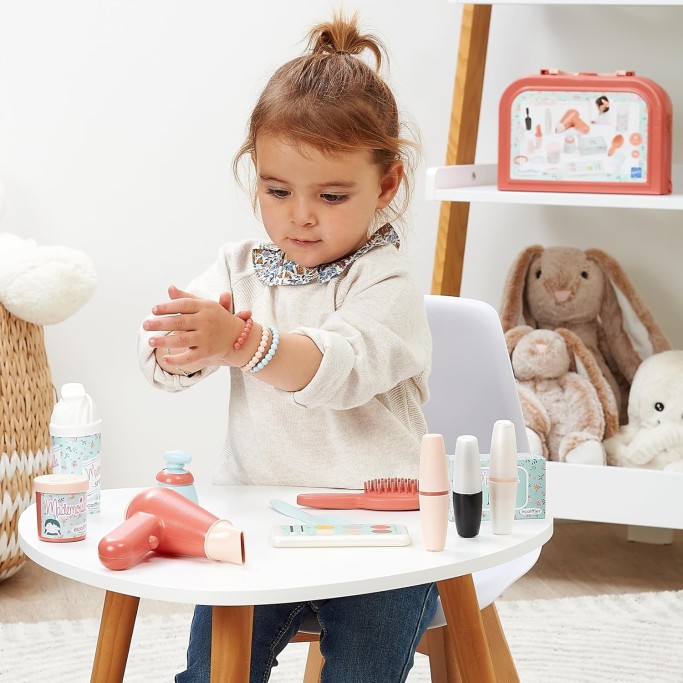 Beauty Case Vintage Con Accessori