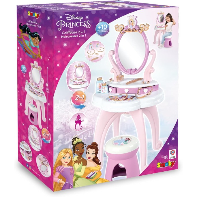 Smoby Disney Princess specchiera 2 in 1