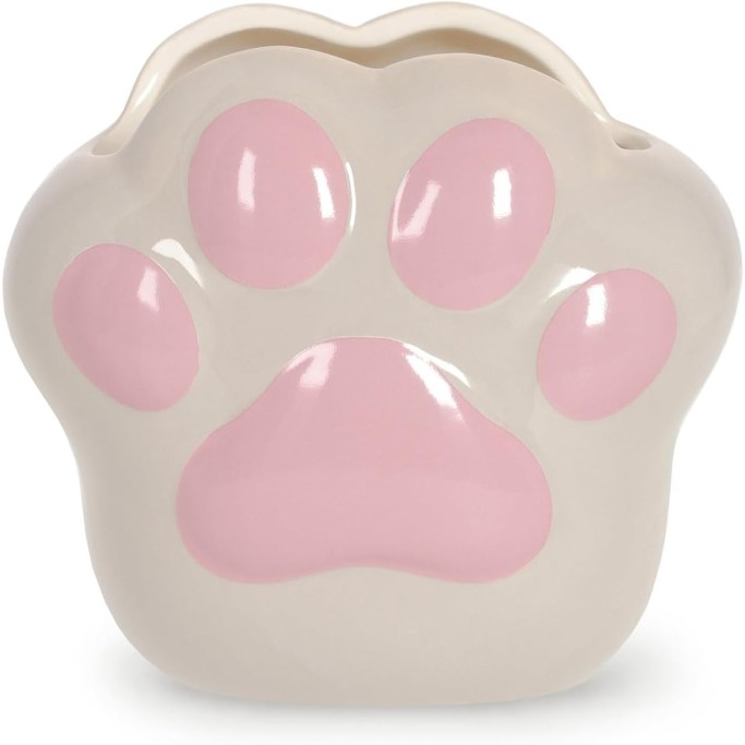 Legami Portapenne in Ceramica, Desk Friends, Tema Kitty Paw