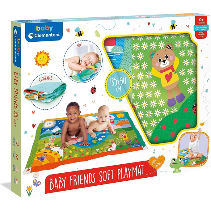 Baby Friends Soft Playmat Neonato per Favorire Gattonamento
