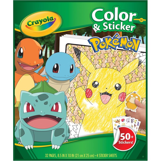 CRAYOLA Album da colorare con Sticker