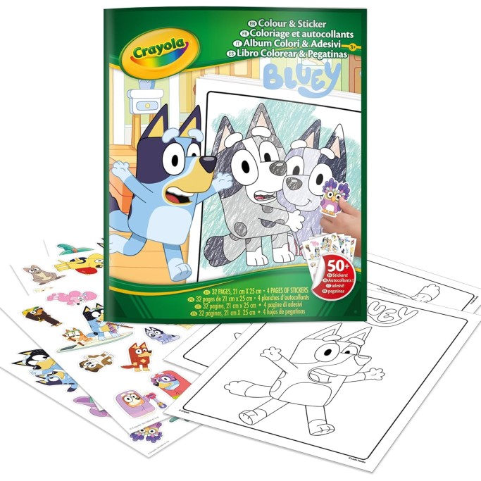 CRAYOLA Album da colorare con Sticker