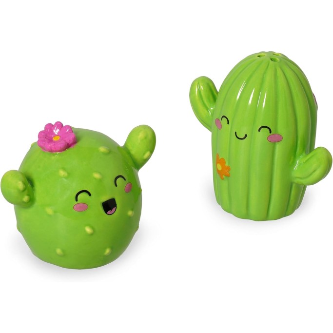 Legami Set Sale e Pepe in Ceranica,Tema Cactus