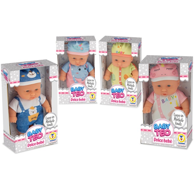 BABY TEO BAMBOLOTTO IN VINILE 20 CM