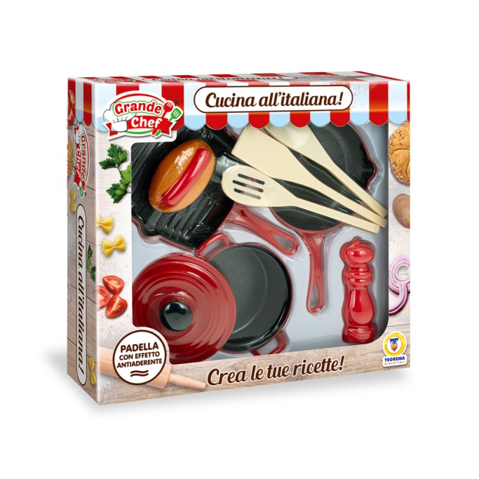 GRANDE CHEF PENTOLINE CON ACCESSORI