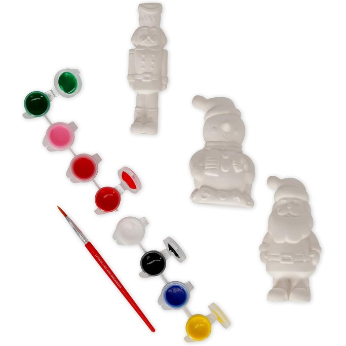 Legami Kit Decorazione Statuette di Natale Paint Your Christmas