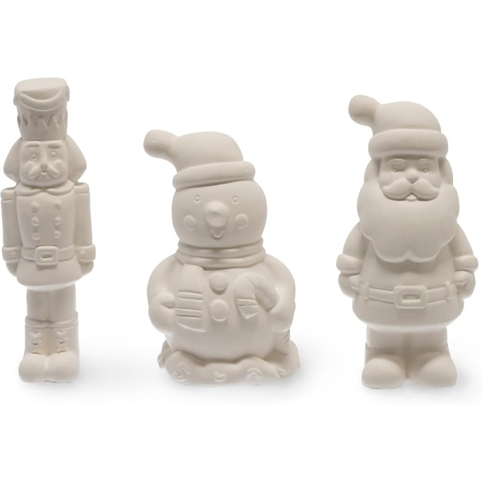 Legami Kit Decorazione Statuette di Natale Paint Your Christmas