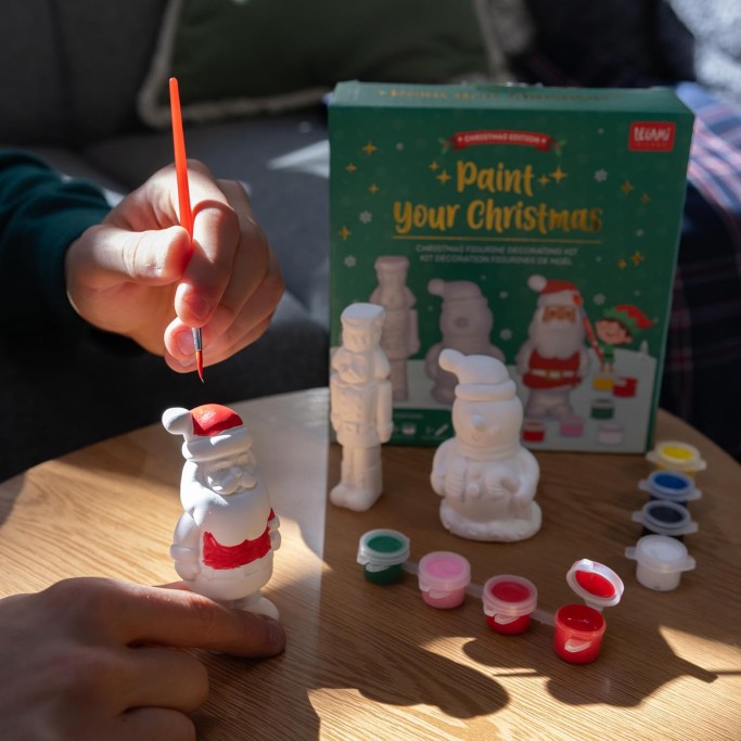 Legami Kit Decorazione Statuette di Natale Paint Your Christmas