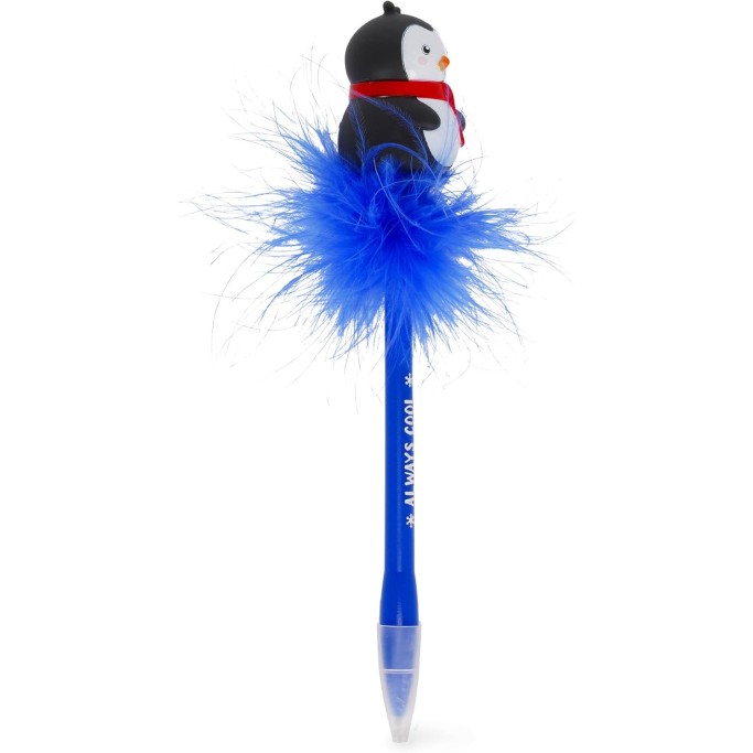 Legami Natale,  Penna a Sfera con Pinguino luminoso