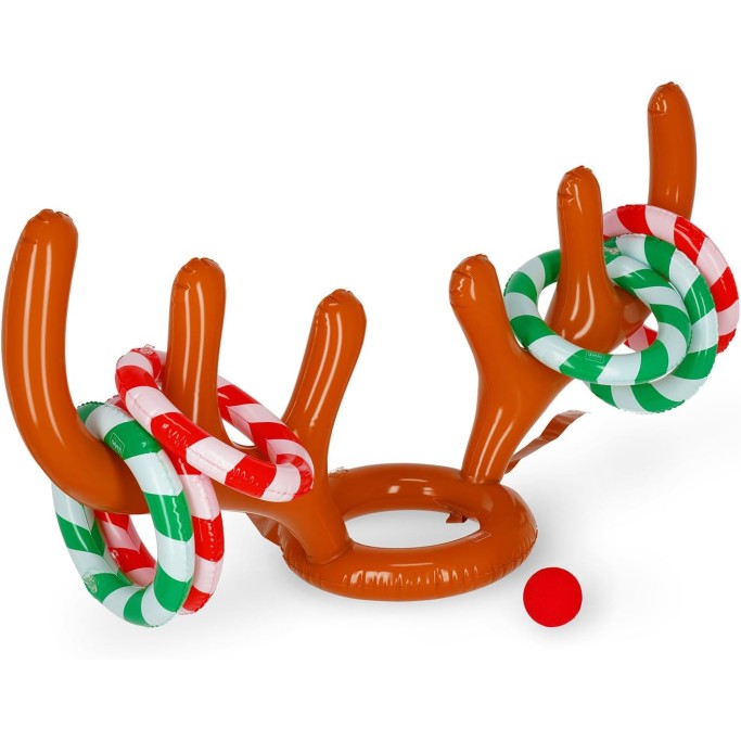 Legami Natale, Lancio degli Anelli Gonfiabile Oh My Deer
