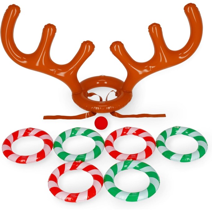 Legami Natale, Lancio degli Anelli Gonfiabile Oh My Deer