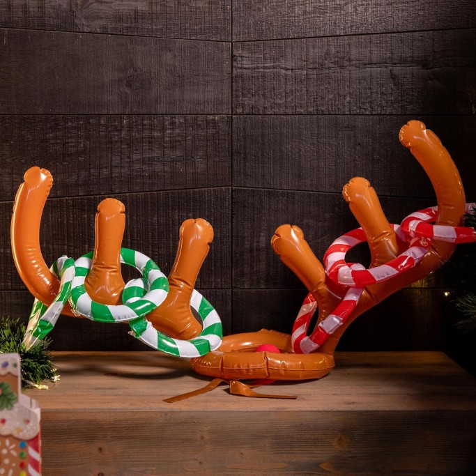 Legami Natale, Lancio degli Anelli Gonfiabile Oh My Deer