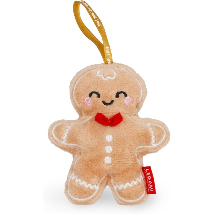Legami Natale, Decorazione Natalizia in Peluche Oh-Oh-Ornaments, Tema Gingerbread