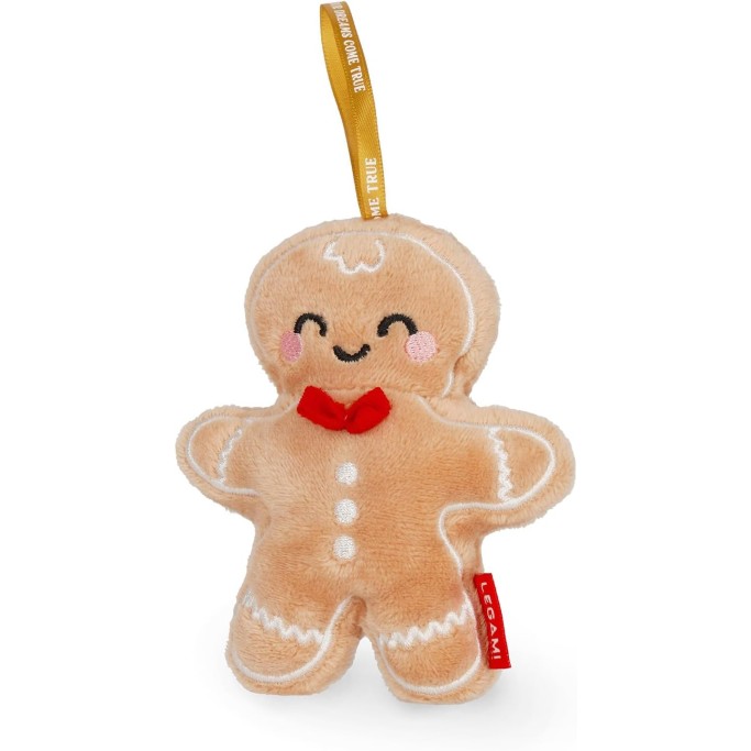Legami Natale, Decorazione Natalizia in Peluche Oh-Oh-Ornaments, Tema Gingerbread