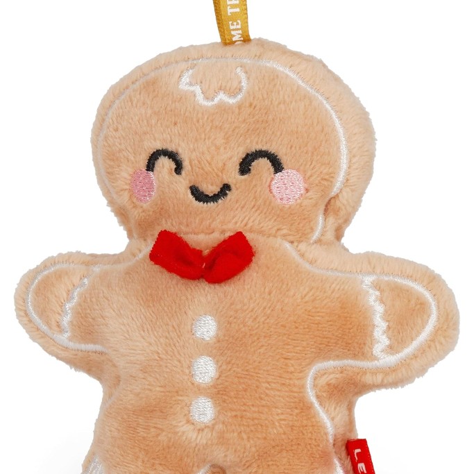 Legami Natale, Decorazione Natalizia in Peluche Oh-Oh-Ornaments, Tema Gingerbread