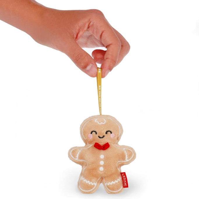 Legami Natale, Decorazione Natalizia in Peluche Oh-Oh-Ornaments, Tema Gingerbread