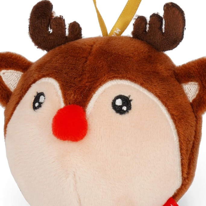 Legami Natale, Decorazione Natalizia in Peluche Oh-Oh-Ornaments, Tema Renna