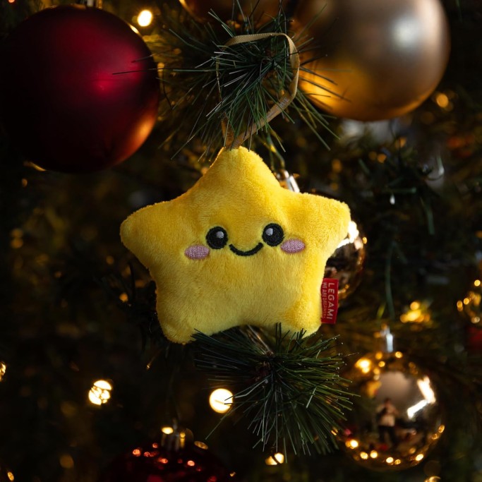 Legami Natale, Decorazione Natalizia in Peluche Oh-Oh-Ornaments, Tema Stella