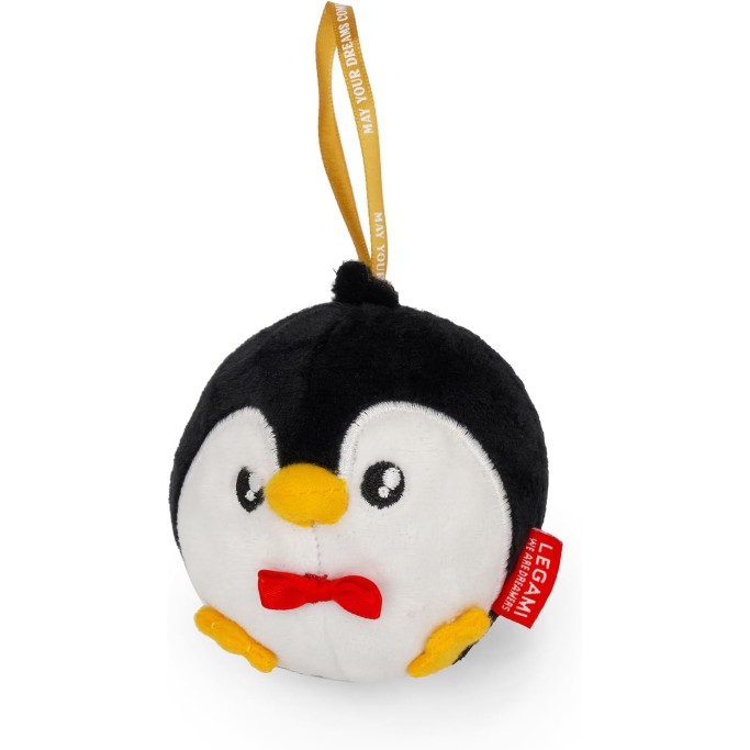 Legami Natale, Decorazione Natalizia in Peluche Oh-Oh-Ornaments, Tema Pinguino
