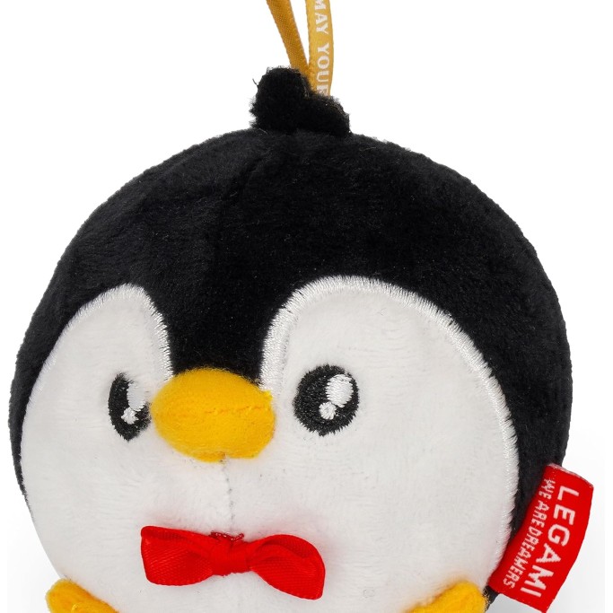 Legami Natale, Decorazione Natalizia in Peluche Oh-Oh-Ornaments, Tema Pinguino
