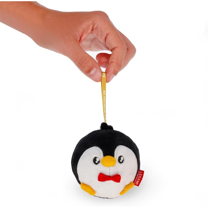 Legami Natale, Decorazione Natalizia in Peluche Oh-Oh-Ornaments, Tema Pinguino