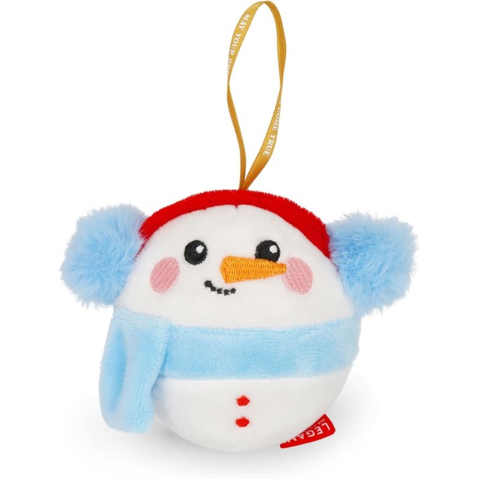 Legami Natale,  Decorazione Natalizia in Peluche Oh-Oh-Ornaments, Tema Snowman