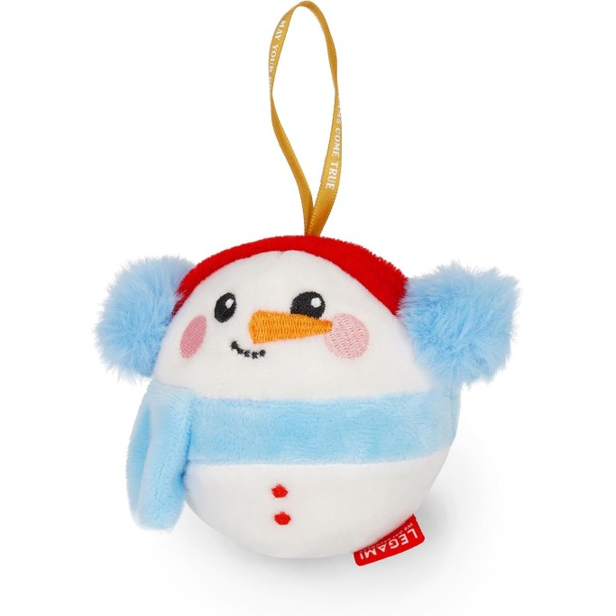 Legami Natale,  Decorazione Natalizia in Peluche Oh-Oh-Ornaments, Tema Snowman
