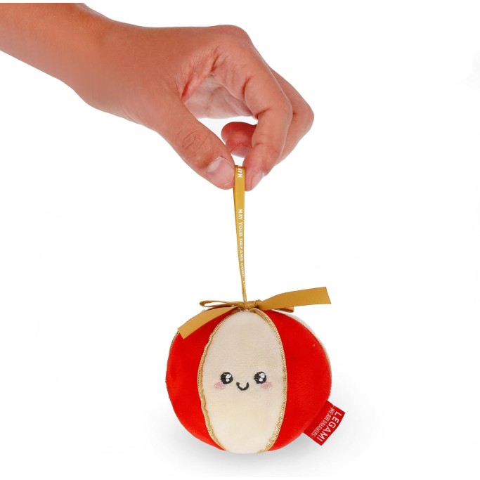 Legami Natale, Decorazione Natalizia in Peluche Oh-Oh-Ornaments,Tema Ball