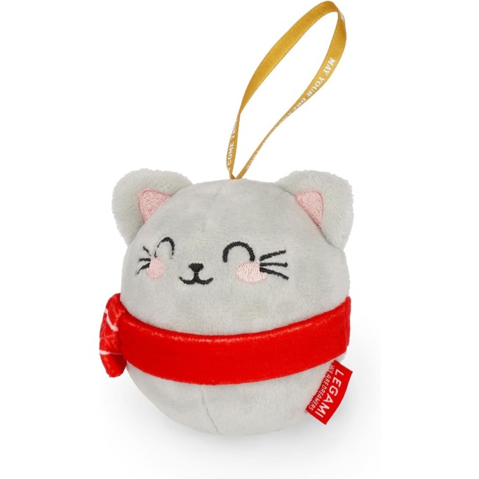 Legami Natale, Decorazione Natalizia in Peluche Oh-Oh-Ornaments, Tema Kitty