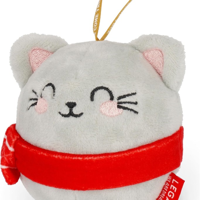 Legami Natale, Decorazione Natalizia in Peluche Oh-Oh-Ornaments, Tema Kitty