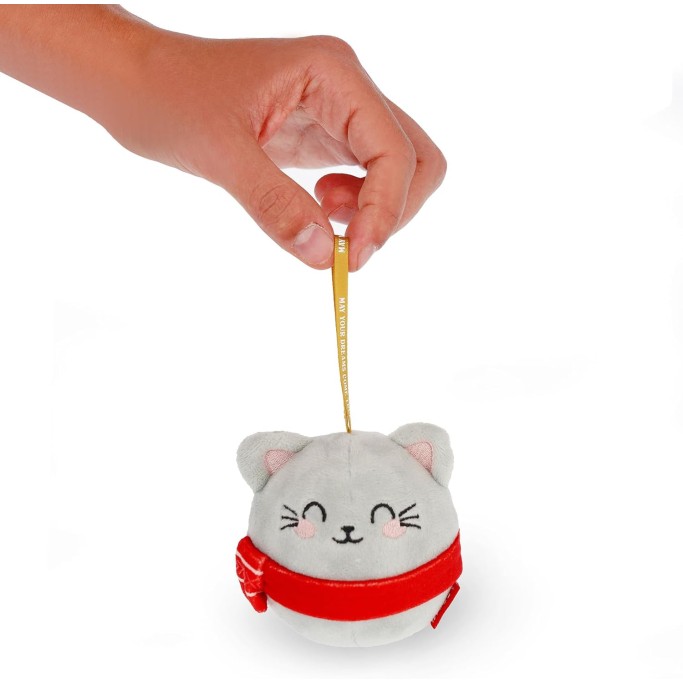 Legami Natale, Decorazione Natalizia in Peluche Oh-Oh-Ornaments, Tema Kitty