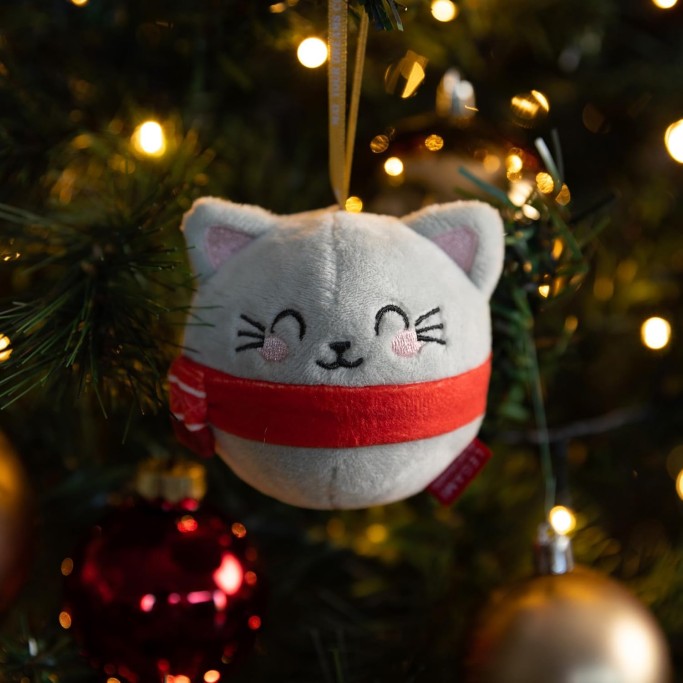 Legami Natale, Decorazione Natalizia in Peluche Oh-Oh-Ornaments, Tema Kitty