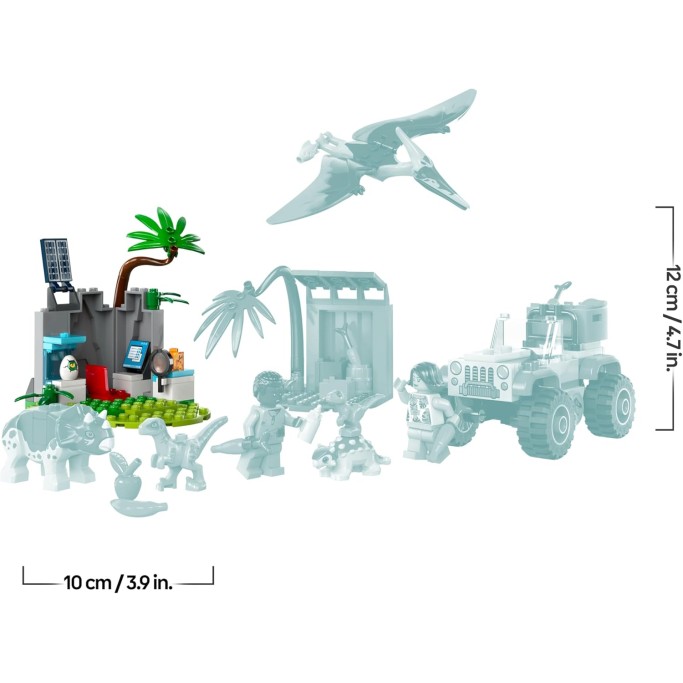 LEGO 76963 Jurassic World Centro di Soccorso dei Baby Dinosauri