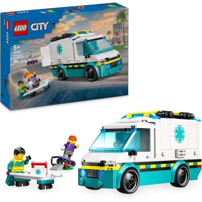 LEGO 60451City Ambulanza di Emergenza