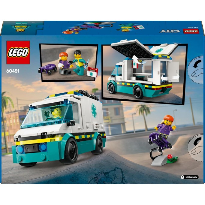 LEGO 60451City Ambulanza di Emergenza